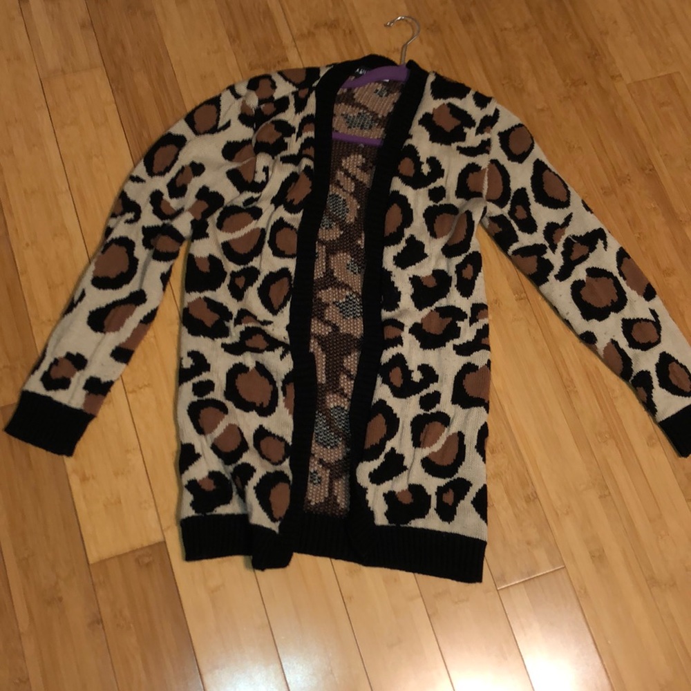 Cheetah cardigan